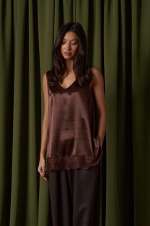 Блузка BEAUTY ANNETE A2367 /1 коричневый #1