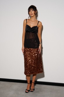 Юбка BEAUTY ANNETE A1749 светло-коричневый