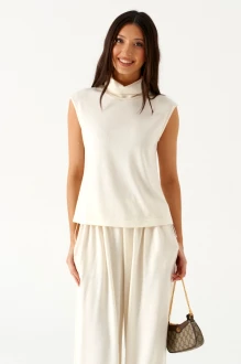 Топ BEAUTY ANNETE A2411 молочный