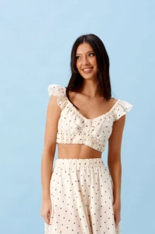 Топ BEAUTY ANNETE A2495 кремовый