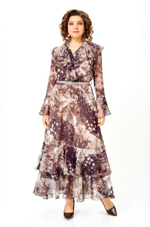 Платье Anastasia Mak 1280 Бежево-коричневый