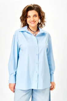 Рубашка Anastasia Mak 1324 голубая