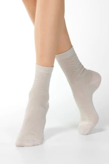 Носки (комплект 5 пар) Брестский чулочный комбинат 1205 рис.034 жемчуг