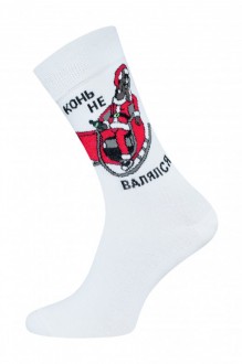 Носки (комплект 5 пар) Брестский чулочный комбинат 4200 рис.323 белый