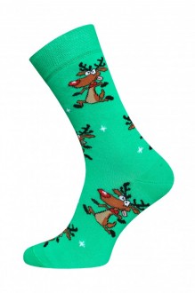Носки (комплект 5 пар) Брестский чулочный комбинат 4200 рис.303 зеленый