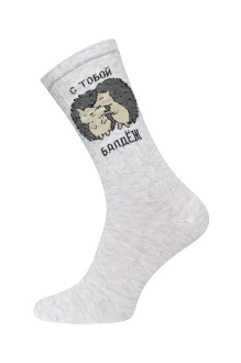 Носки (комплект 5 пар) Брестский чулочный комбинат 4201 EVERY рис. 351 серый