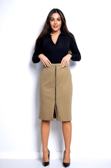 Юбка Nika.pl 0503102 оливковый