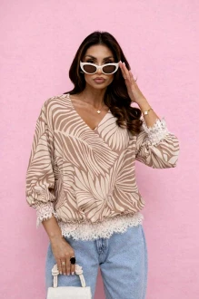 Блузка Nika.pl 0203501 бежевый