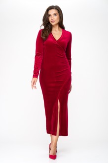 Вечернее платье Abbi 1014 спелая вишня