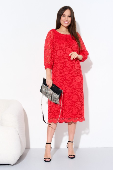 Вечернее платье Anastasia 977 красный размер 48-58 #2