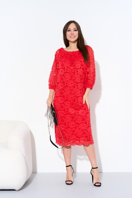 Вечернее платье Anastasia 977 красный размер 48-58 #3