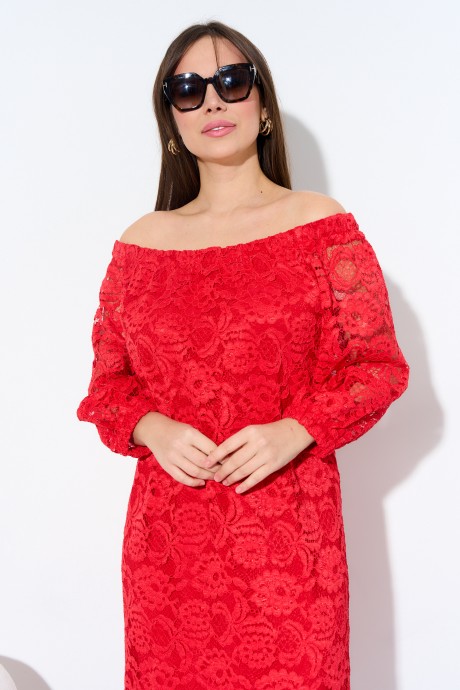 Вечернее платье Anastasia 977 красный размер 48-58 #5