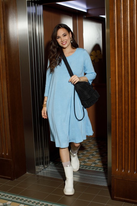 Платье Anastasia 495 голубой размер 50-60 #1