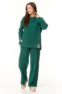 Брючный костюм Anastasia 939.1 темно-зеленый
