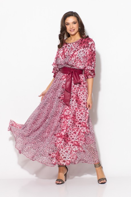 Вечернее платье Anastasia 1065 розовый размер 48-56 #2