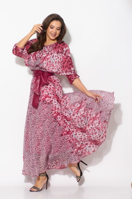 Вечернее платье Anastasia 1065 розовый размер 48-56 #3
