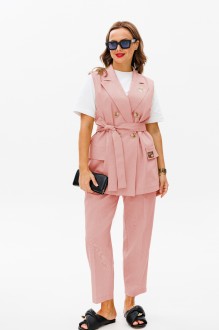 Брючный костюм Anastasia м-1109 пыльная роза