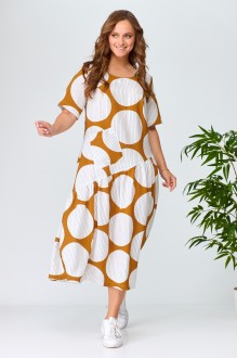 Платье Anastasia м-999 .1 молочное