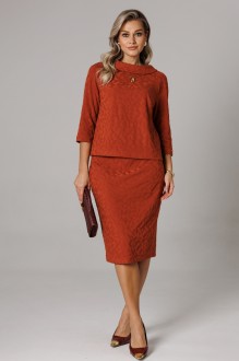 Костюм/комплект Anastasia м-1303 терракот #1