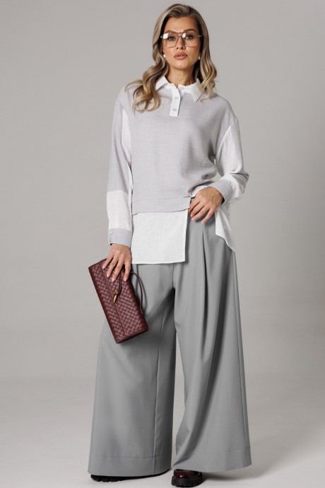 Костюм/комплект Anastasia м-1242 .2 французский серый размер 50-60 #2