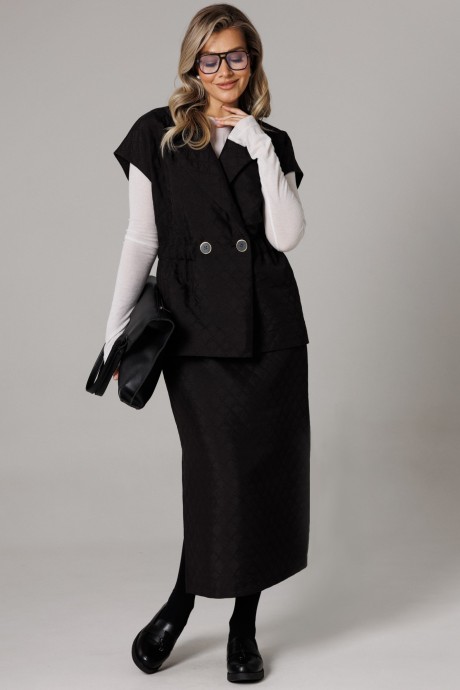 Костюм/комплект Anastasia м-1305 черный размер 48-58 #2