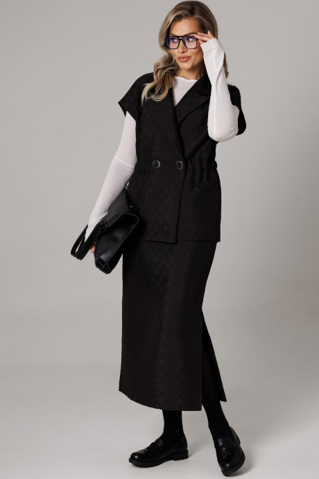 Костюм/комплект Anastasia м-1305 черный размер 48-58 #3