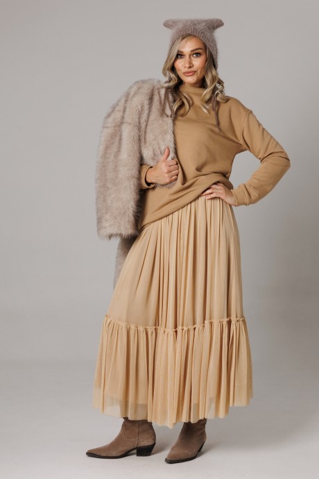 Костюм/комплект Anastasia м-1295 карамельный размер 48-52 #4