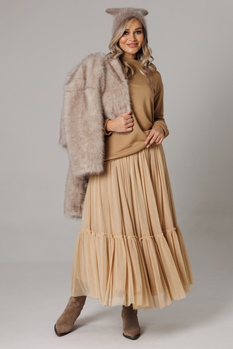 Костюм/комплект Anastasia м-1295 карамельный размер 48-52 #6