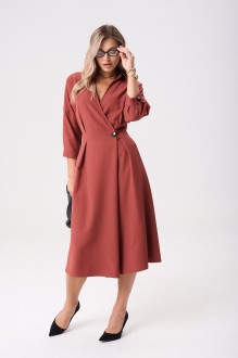 Платье Anastasia м-1229 .2 клюква