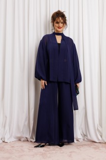 Брючный костюм Anastasia м-1063 .1 двойка темно-синий