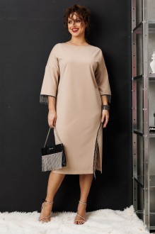 Вечернее платье Anastasia м-1308 кофе