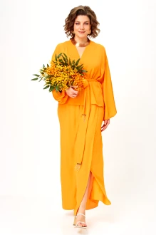 Брючный костюм Anastasia м-1063 .1 апельсиновый