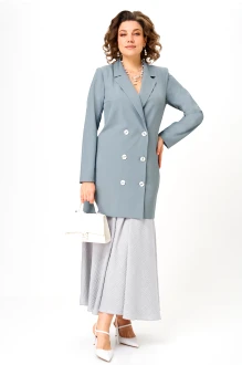 Юбочный костюм Anastasia м-1262 .3 серый