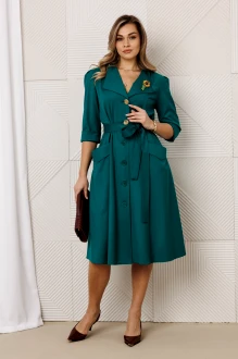 Платье Anastasia м-1318 .1 изумруд