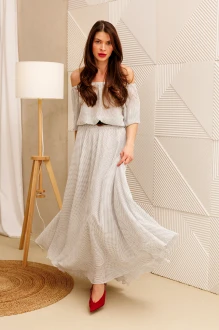 Платье Anastasia м-1328 белый