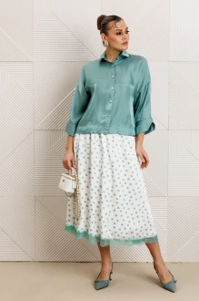 Юбочный костюм Anastasia м-1322 мята