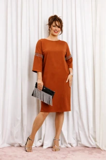 Платье Anastasia м-1310 .2 табачный