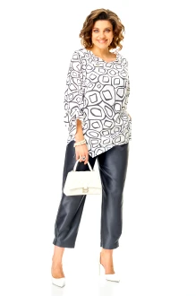 Брючный костюм Anastasia м-1343 графит