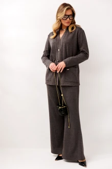 Брючный костюм Anastasia м-1287 графит