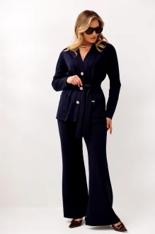 Брючный костюм Anastasia м-1287 темно-синий
