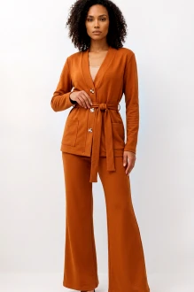 Брючный костюм Anastasia м-1287 .1 табачный