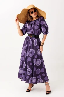 Платье Anastasia м-1327 фиолетовое