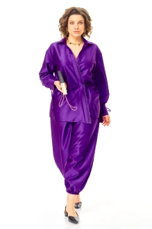 Брючный костюм Anastasia м-1358 королевский пурпурный