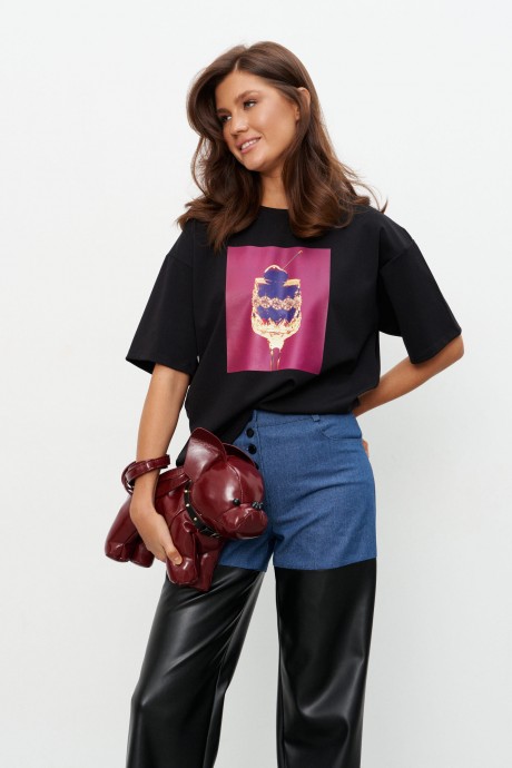 Футболка Kavari 4024 .1 черный размер 44-54 #3