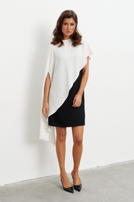 Костюм Kavari 1130 двойка черно-белый размер 42-52 #1