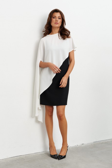 Костюм Kavari 1130 двойка черно-белый размер 42-52 #3