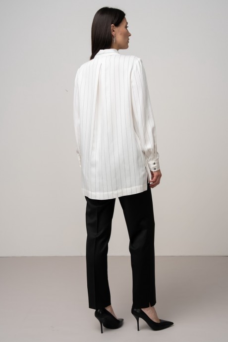 Блузка Центр Моды В-4102 белый в полоску размер 44-56 #6