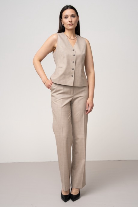 Брюки Центр Моды Шр-4116 песочный размер 44-54 #3