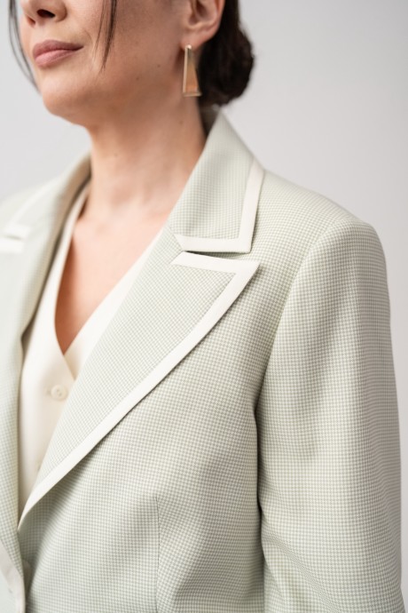 Жакет (пиджак) Центр Моды Пш-4135 эвкалипт размер 44-56 #3