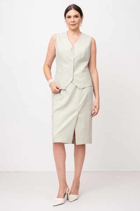 Жилетка Центр Моды Пш-4133 эвкалипт размер 44-56 #4